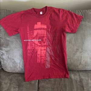 Moving Mountains (band) Red Graphic Tee